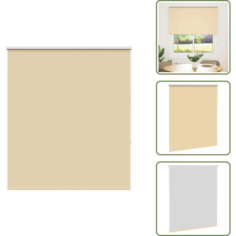 Controllo luce - vidaXL Tenda a Rullo Oscurante 125x150 cm Larghezza Tessuto 121,6 cm - Regolazione calore