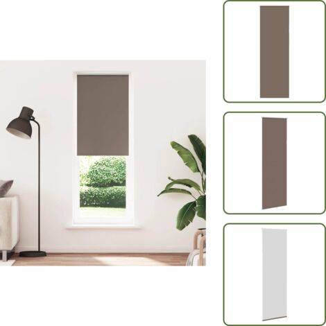 Controllo luce - vidaXL Tenda a Rullo Oscurante 75x230 cm Larghezza Tessuto 70,7 cm - Regolazione calore