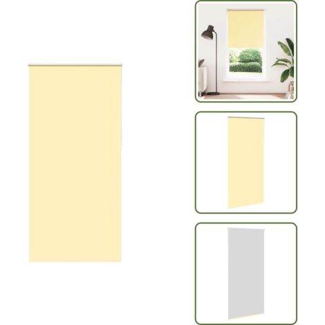 Controllo luce - vidaXL Tenda a Rullo Oscurante 90x230 cm Larghezza Tessuto 85,7 cm - Regolazione calore