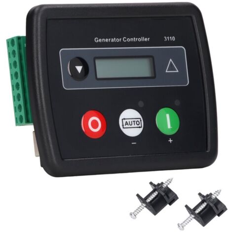 Controllore per gruppo elettrogeno con schermo LCD retroilluminato, modulo di controllo elettronico programmabile DSE3110 per generatore diesel