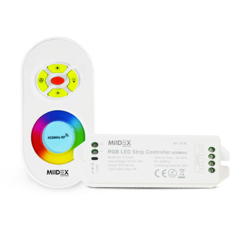 Controllore + telecomando a radiofrequenza RGB