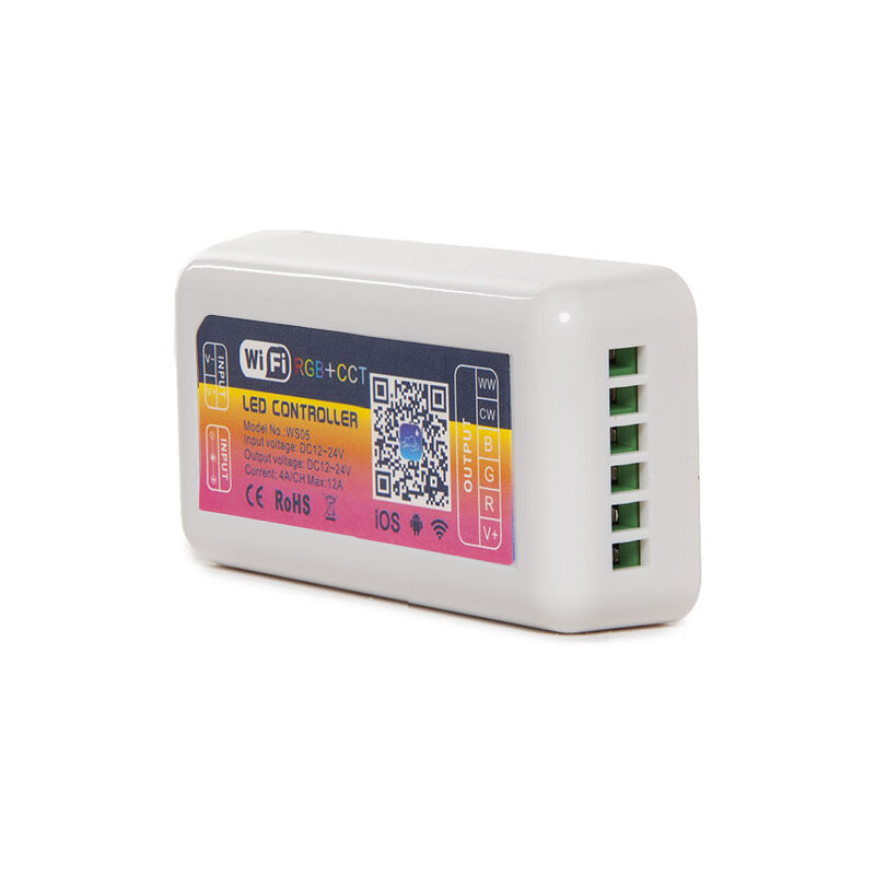 Image of Greenice - Controllore Wifi Striscia led rgb + Cct Compatibile Alexa (CA-WS05)