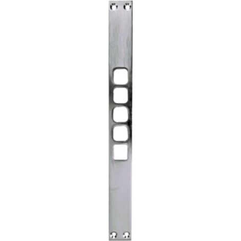 CONTROPIASTRA 49G CR - ZINCATA MM 367X35 H.MM 3 I.MM 28 X 2650-2751 - 3 pezzi