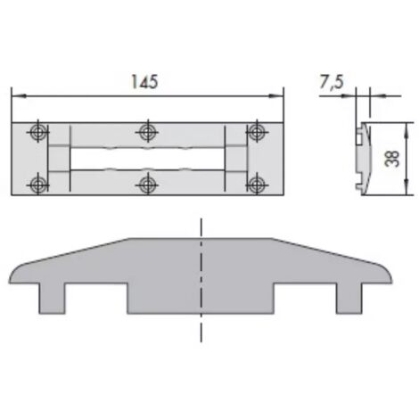 CONTROPIASTRA CISA 06277-02-0  -IN NYLON -
