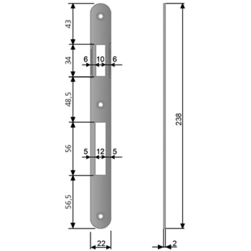 Agb Alban Giacomo Spa - Contropiastra con bordo