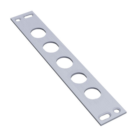 Contropiastra cp2500/28 securemme inox mm 230x35 h.mm 3 i.mm 28 x 2401 2651
