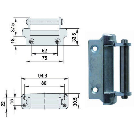 Contropiastra Électroserrure 07021-10-0 Cisa