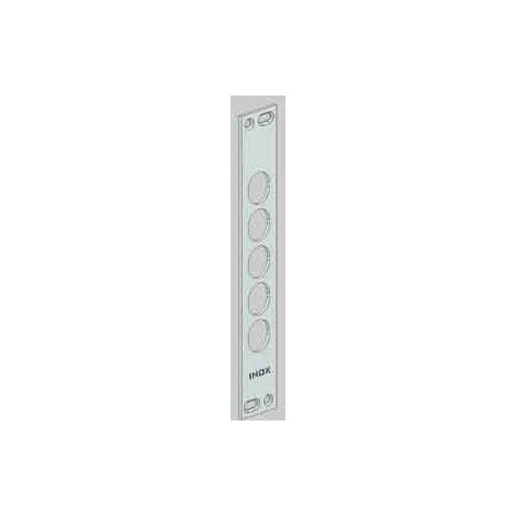 CONTROPIASTRA INOX 'CP2500' SECUREMME Interasse 37 mm - SECUREMME