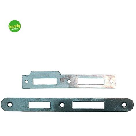 Contropiastra per serratura Handy 'patent' b.q. bronzato interasse 70 mm