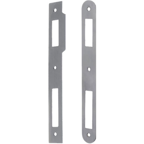 CONTROPIASTRA PER SERRATURA 'PATENT' B.T. ottonato verniciato - interasse 90 mm  - BONAITI