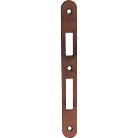 Contropiastra x serratura patent 042t bonaiti f.mm 22 b.tondo bronzato (5 pezzi) Bonaiti