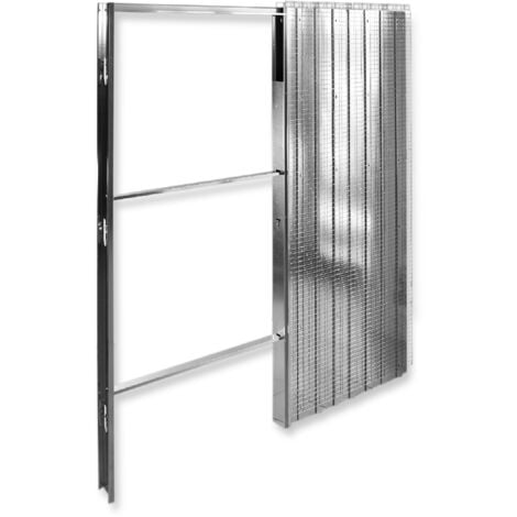 Controtelaio per Porte a Scomparsa per Cartongesso Struttura Robusta e Scorrevolezza Ottimale -80 x 210 x 10.5 cm
