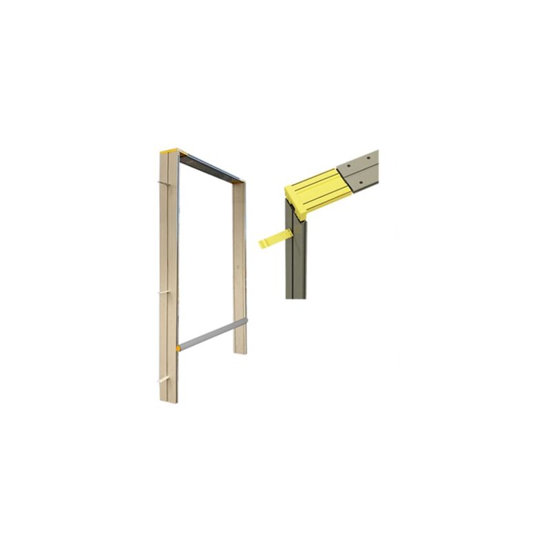 Controtelaio Universale In Pvc Per Porte 10.5 Cm H 217 Cm