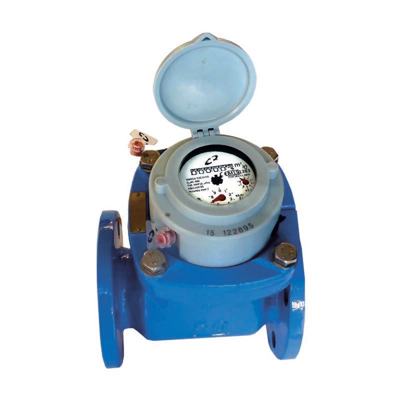 Compteur woltmann cadran amovible série delta compteur woltmann 'delta 'dn150 pn16 cadran amovible k100/10000 x pulse