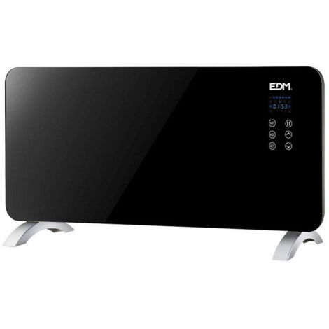 Convector con Placa de Cristal 2000W Edm