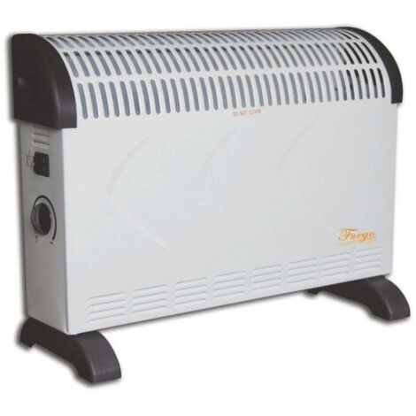 Convector Eléctrico 750W-1200W-2000W con Modo Frío Termostato Regulable y Programador