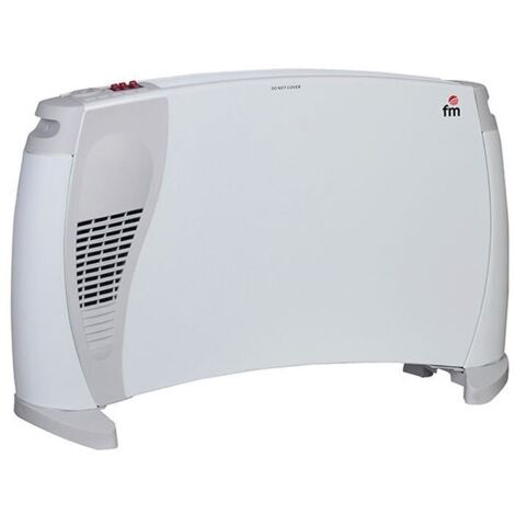 Convector Mural para Piso 2000W FM RC1101 Gris, Blanco hasta 20 m