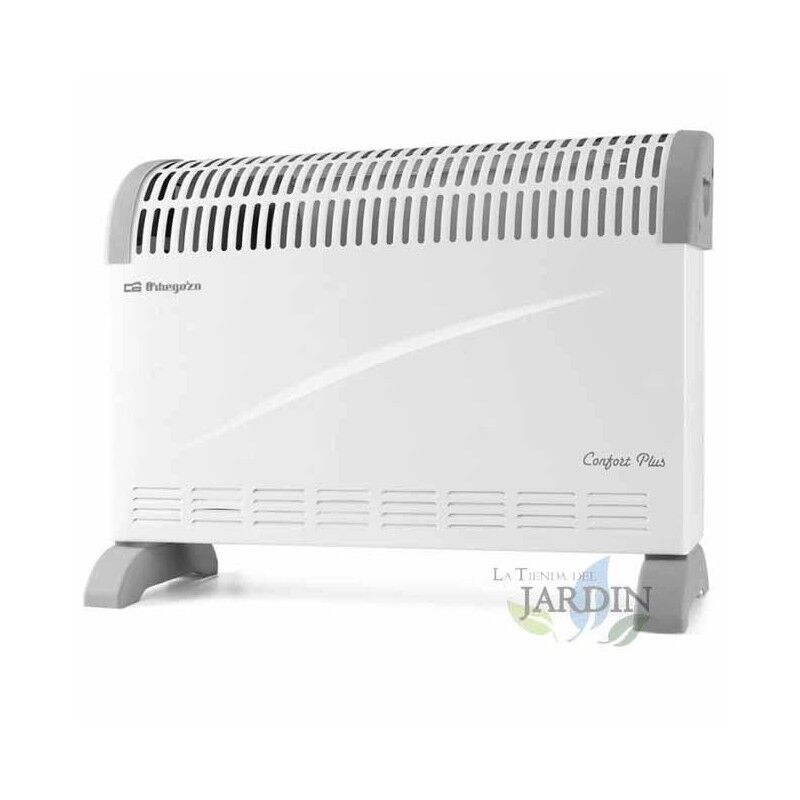 

Convector Orbegozo 3 niveles de potencia 750W-1.250W-2000W. Termostato regulable.