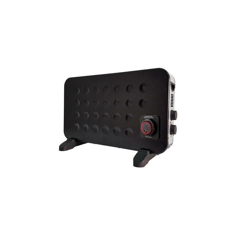 

Convector turbo con temporizador negro 2000w