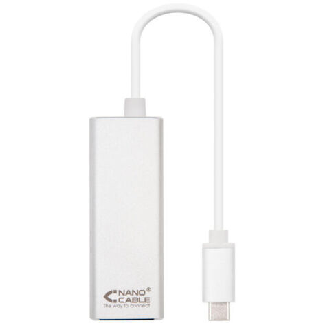 Conversor USB 3.0 a Gigabit Ethernet NANOCABLE 10.03.0402 8433281008021 S0214004 NANOCABLE