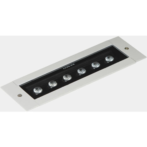 Convert Recessed 330mm  sistema lineal empotrado de uso exterior con luz led en blanco neutro 4000K en color gris