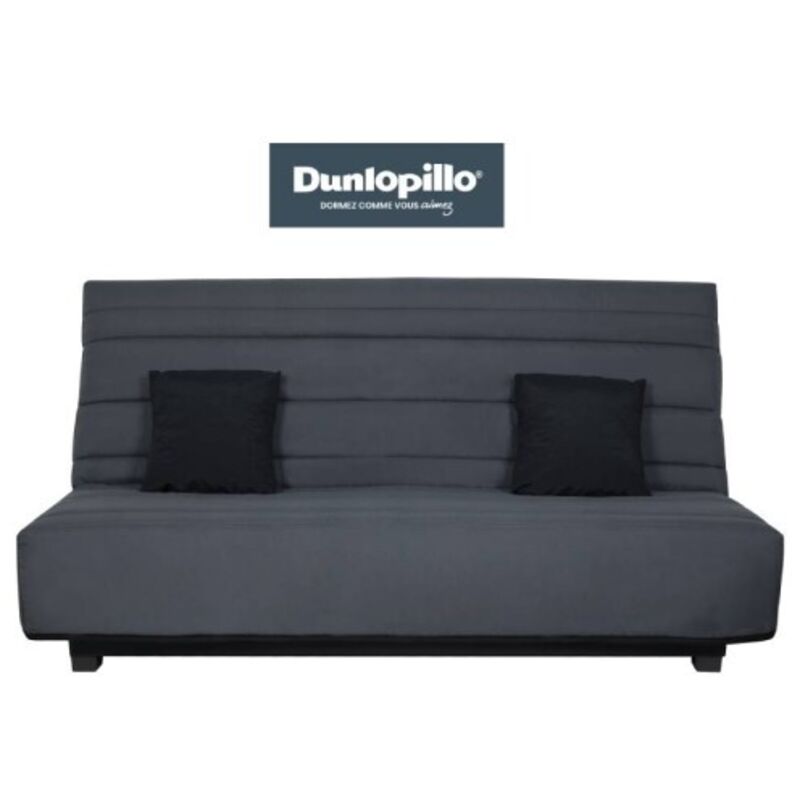 Ub Design - Canapé lit Caly cc 130 mousse 28 kg couette grise