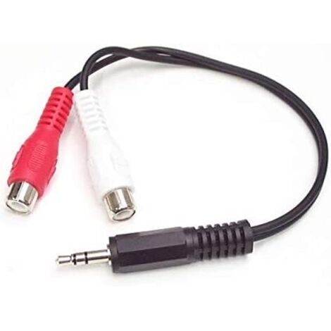 CONVERTIDOR AUDIO 15CM MINIJACK 3 5