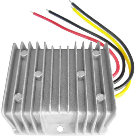 Convertidor CC/CC portátil de 12 V a 24 V, 10 A, 240 W, resistente al agua y de bajo consumo energético.