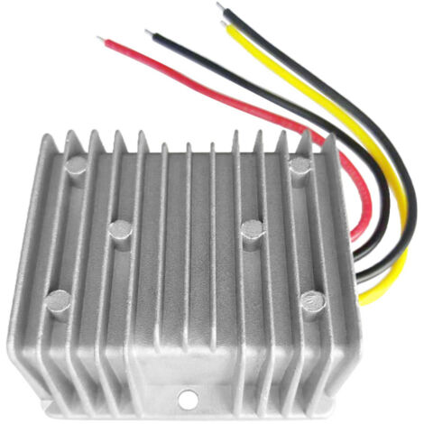 Convertidor CC/CC portátil de 12 V a 24 V, 10 A, 240 W, resistente al agua y de bajo consumo energético.