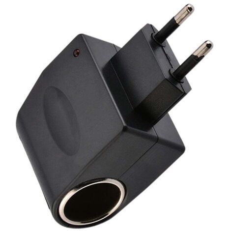 Convertidor de corriente para coche de 220 V a 12 V, adaptador de corriente para encendedor de cigarrillos, para furgonetas eléctricas, inversor de CA-CC, conforme a las normas europeas
