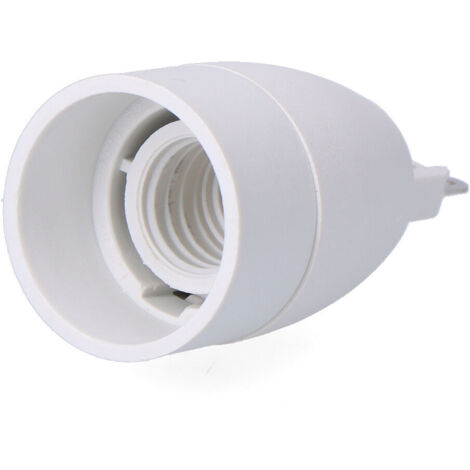 Convertidor de g9 a e14, 2 a 230 v, blanco, ø30 x 57 mm (retractilado)