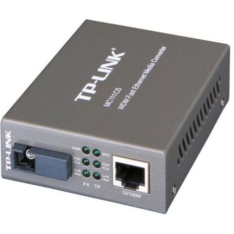 Convertidor de Medios Monomodo TP-Link MC111CS V1