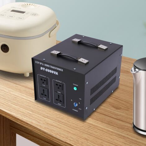 Convertidor de tensión step up/down 5KW, transformador 220V⇋110V