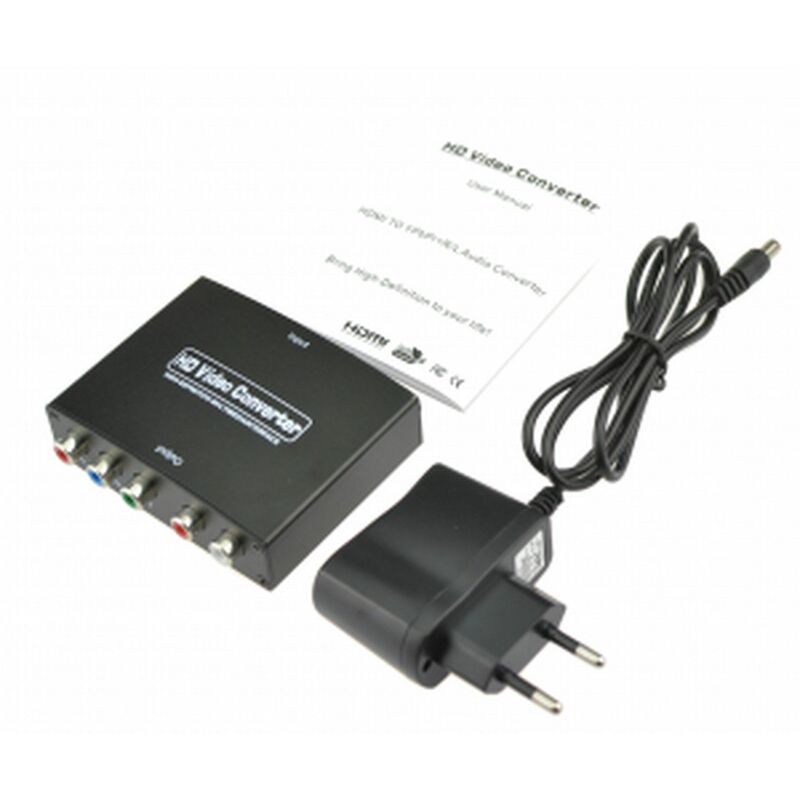 

Convertidor señal Video HDMI a Vídeo Componente (YPbPr) + señal audio estereo
