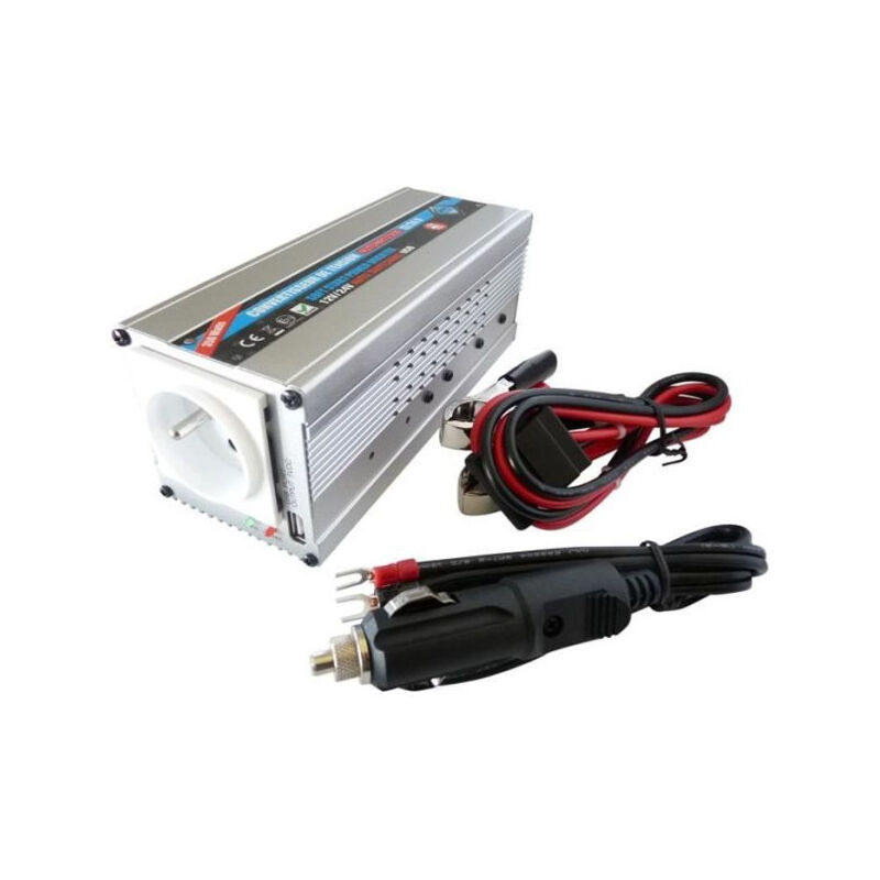 HTC Convertisseur 12 / 24 V Automatique 220 / 240 V 350 W USB 0,5 A