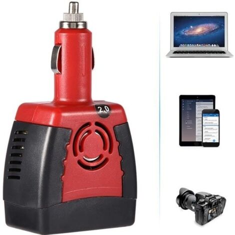 Convertisseur 12V à 220V 150W - Universel - Allume-cigare - Charge d'appareils électriques