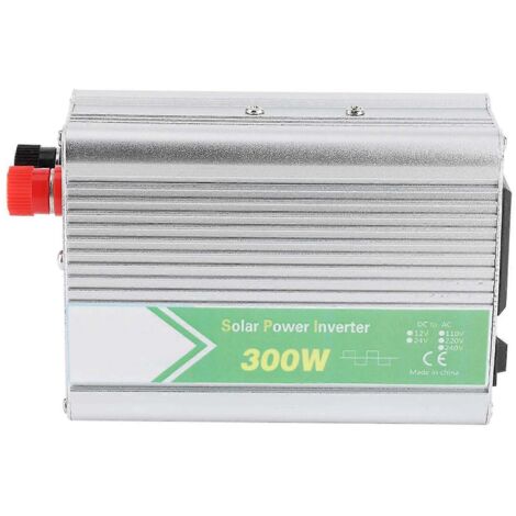 Convertisseur 12V vers 220V 300W, onduleur voiture à onde modifiée, convertisseur intelligent multifonction pour camping et voyage.