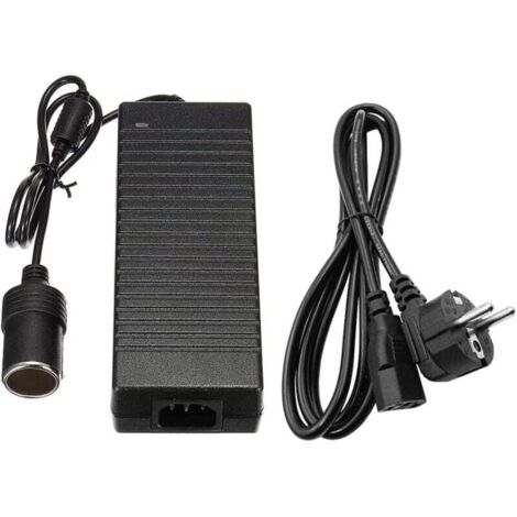 Lot De 1 Adaptateur Allume-cigare Ac Prise De Voiture, Allume-cigare Domestique Ac/dc Allume-cigare 220v À 12v à Prix