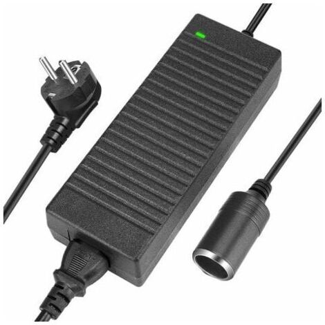 Convertisseur 220V 12V, Adaptateur Prise Allume-Cigare Secteur Electrique 120W, 10A Ac À Dc Adaptateur
