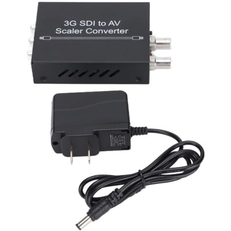 Convertisseur 3G SDI vers Audio et Vidéo avec Adaptateur RCA pour Ordinateur (Prise US)