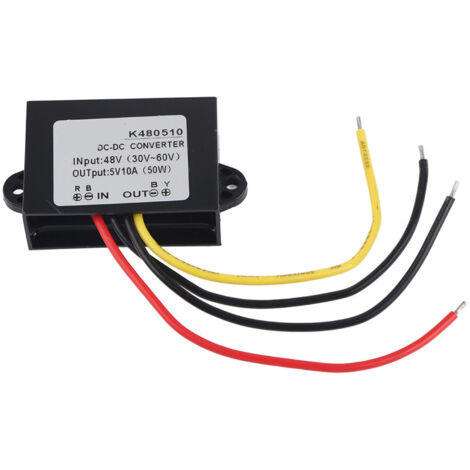 Convertisseur Abaisseur DC-DC 36V/48V vers 5V 10A - Module d'Alimentation Étape Basse