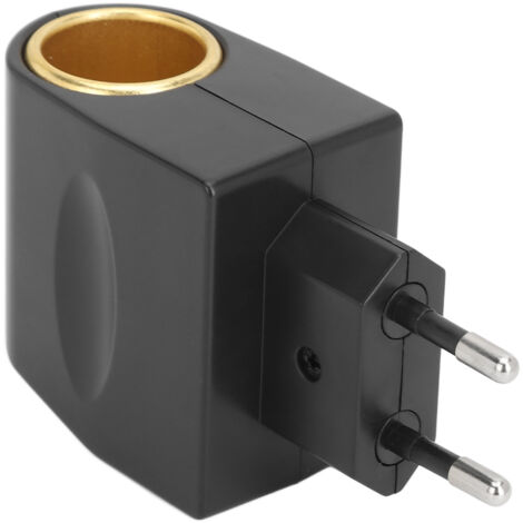 Convertisseur AC/DC 240V vers 12V pour allume-cigare, 100‑240V 50/60Hz, sécurité élevée pour appareils électroniques voiture, prise UE