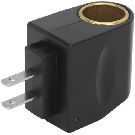 Convertisseur AC/DC 240V vers 12V pour allume-cigare, compatible 100‑240V, prise US, sécurité élevée pour appareils électroniques de voiture.