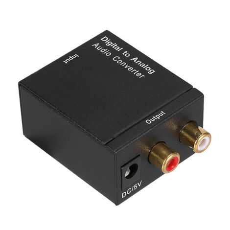 Convertisseur Audio Numérique vers Analogique Optique/Coaxial vers RCA