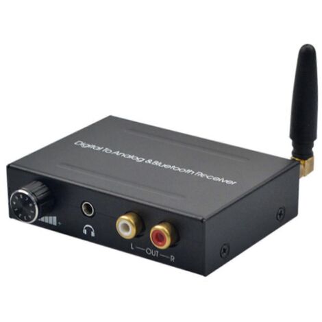 Convertisseur Audio Numérique vers Analogique RCA avec Sortie Optique Stéréo