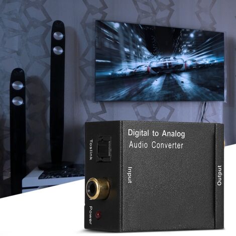 Convertisseur Audio Optique vers Analogique Coaxial Adaptateur RCA