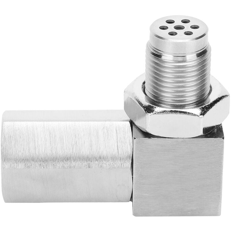 Convertisseur catalytique à 90 degrés CEL Élimine la vérification de la prise du capteur d'O2 en acier inoxydable