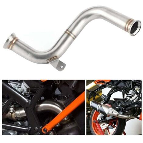 Convertisseur catalytique retiré Decat échappement MidPipe modification de moto adapté pour 125 250 390 RC390 2017+