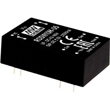 Convertisseur CC/CC Mean Well RSDW10H-03 Nbr. de sorties: 1 x 2.5 A 10 W 1 pc(s) Q123752