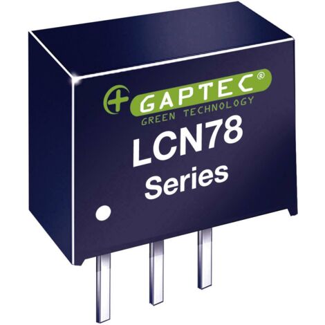 Convertisseur CC/CC pour circuits imprimés Gaptec LCN7805-0.5 10070189 24 V/DC 5 V/DC 500 mA 2.5 W Nbr. de sorties: 1 x 1 pc(s) X728231